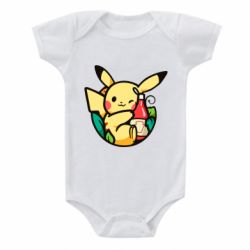 Детский бодик Pikachu with ketchup - PrintSalon