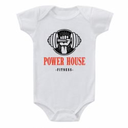Детский бодик Powerhouse fitness - PrintSalon