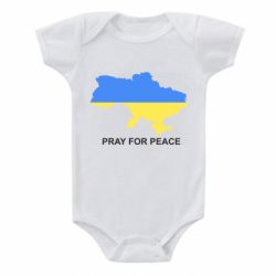 Детский бодик Pray for peace - PrintSalon