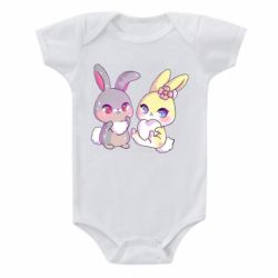 Детский бодик Rabbits In Love - PrintSalon