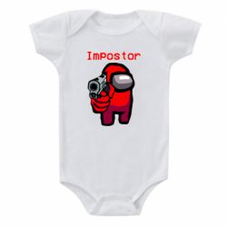 Дитячий бодік Red Impostor - PrintSalon