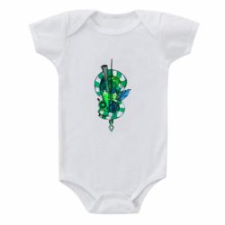 Детский бодик Символы Слизерина - PrintSalon