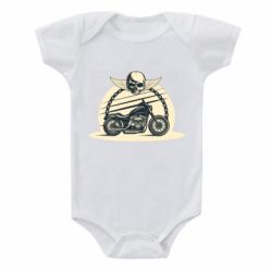 Детский бодик Skull and Bike - PrintSalon