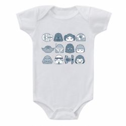 Детский бодик Star wars icons - PrintSalon