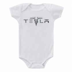 Детский бодик Tesla Car logo - PrintSalon