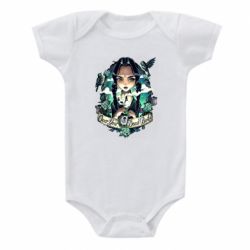 Детский бодик Уэнздей арт - PrintSalon