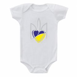 Детский бодик Ukrainian heart - PrintSalon
