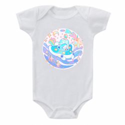 Детский бодик Ultra cute shark - PrintSalon