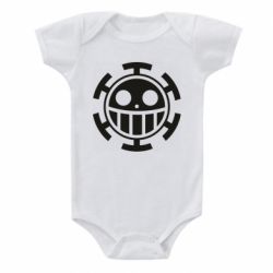 Детский бодик Ван Пис флаг Трафальгара - PrintSalon