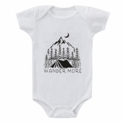 Детский бодик Wander more - PrintSalon