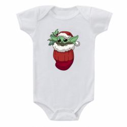 Детский бодик Йода в перчатке - PrintSalon