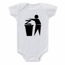 Детский бодик Z is a trash - PrintSalon