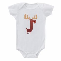 Дитячий бодік Кумедний олень