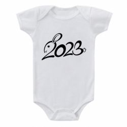 Детский бодик Заяц 2023 - PrintSalon