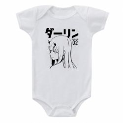 Детский бодик Zero Two Girl - PrintSalon