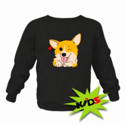 Детский свитшот Cute Corgi Puppy - PrintSalon