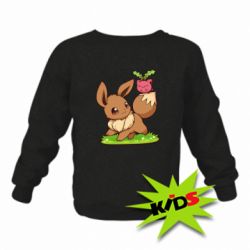 Дитячий світшот Eevee with Hoppip - PrintSalon