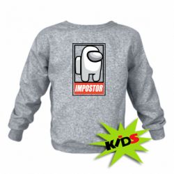 Детский свитшот Impostor AmongUs - PrintSalon