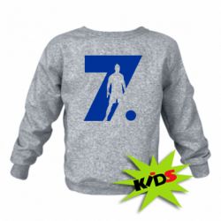 Детский свитшот Cristiano Ronaldo Silhouette Art - PrintSalon