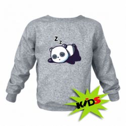Детский свитшот Cute panda sleeping - PrintSalon