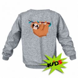 Детский свитшот Cute sloth - PrintSalon