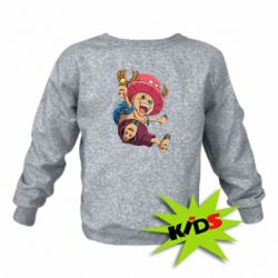 Детский свитшот Chopper Tony Tony with a smile - PrintSalon
