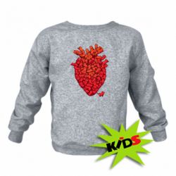 Детский свитшот Heart of many cats - PrintSalon