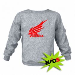 Детский свитшот Honda skull - PrintSalon