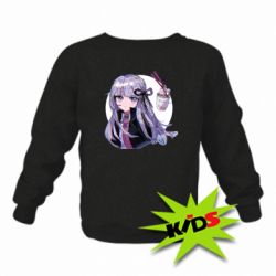 Детский свитшот Kyoko Kirigiri glitch art - PrintSalon