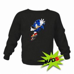 Детский свитшот Sonic and the jump - PrintSalon