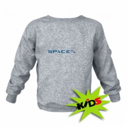 Детский свитшот SpaceX - PrintSalon