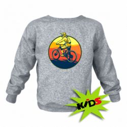 Детский свитшот Сyclist - PrintSalon