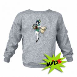 Детский свитшот Venti Genshin Impact - PrintSalon