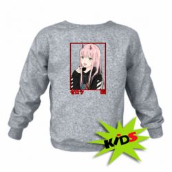 Детский свитшот Zero Two Modern Style - PrintSalon
