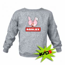 Детский свитшот Roblox Bunny Girl Skin - PrintSalon