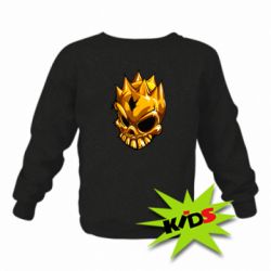 Детский свитшот Standoff - Gold Skull - PrintSalon
