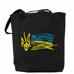 Эко-сумка Детский рисунок флаг Украины - PrintSalon