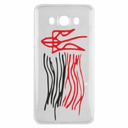Чехол для Samsung J7 2016 Детский рисунок флаг Украины - PrintSalon