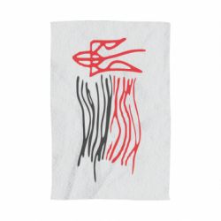 Полотенце с принтом Детский рисунок флаг Украины - PrintSalon