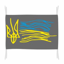 Флаг Детский рисунок флаг Украины - PrintSalon