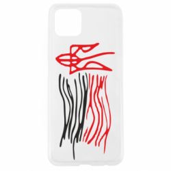 Чехол для Oppo A92s Детский рисунок флаг Украины - PrintSalon