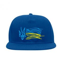 Снепбек Детский рисунок флаг Украины - PrintSalon