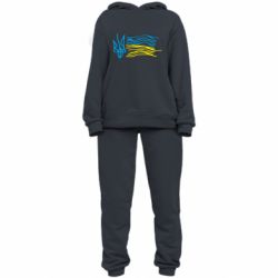 Женский костюм Детский рисунок флаг Украины - PrintSalon