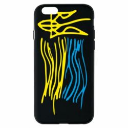 Чехол для iPhone 6/6S Детский рисунок флаг Украины - PrintSalon