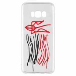 Чехол для Samsung S8 Детский рисунок флаг Украины