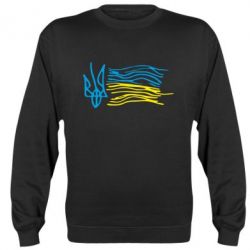 Cвитшот Детский рисунок флаг Украины - PrintSalon