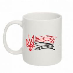 Чашка 320ml Детский рисунок флаг Украины - PrintSalon