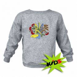 Дитячий світшот Герб колоски і калина - PrintSalon