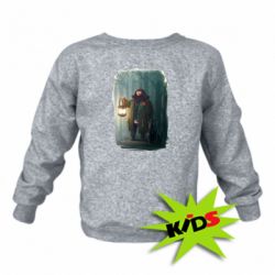 Детский свитшот Хагрид в лесу - PrintSalon