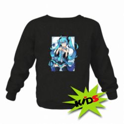 Детский свитшот Hatsune Miku art - PrintSalon